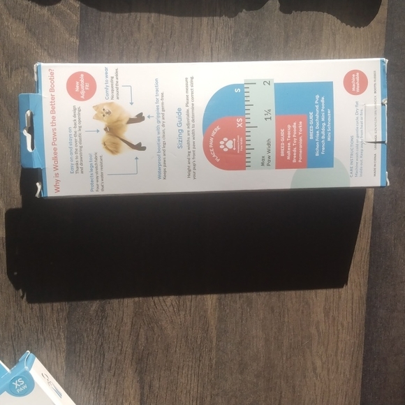 Dog Booties/Leggings Rain or snow XS Skulls black and white - Picture 3 of 4